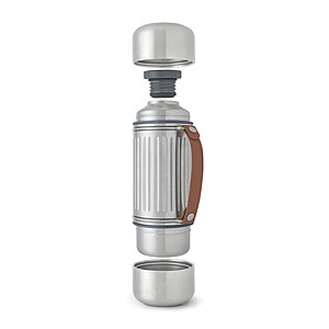 Velká nerezová termolahev 1000 ml, šedá