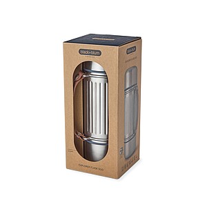 Velká nerezová termolahev 1000 ml, šedá
