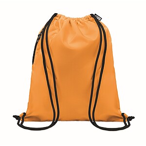 Velký stahovací vak 300D RPET, oranžová