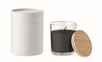 Vonná svíčka, 20 hodin, černá