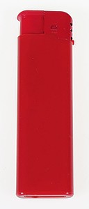 Zapalovač plastový, červený reklamní zapalovač