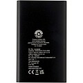 4000mAh powerbanka typu C z recyklovaného hliníku, černá