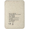 5000mAh powerbanka z pšeničné slámy