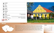 55 turistických nej Čech, Moravy a Slezska 2026, stolní kalendář