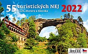 55 turistických nej Čech, Moravy a Slezska 2026, stolní kalendář