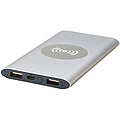 8000mAh bezdrátová powerbanka, stříbrná