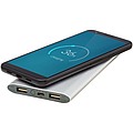 8000mAh bezdrátová powerbanka, stříbrná