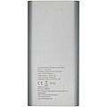 8000mAh bezdrátová powerbanka, stříbrná
