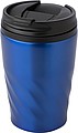 AKLAVIK Termohrnek s víčkem, kombinace nerez, plast, 325ml, modrý