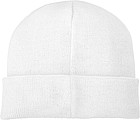 Akrylová čepice Boreas protáhlého tvaru (beanie), bílá