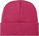 Akrylová čepice Boreas protáhlého tvaru (beanie), růžová