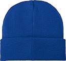 Akrylová čepice Boreas protáhlého tvaru (beanie), tmavě modrá