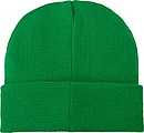 Akrylová čepice Boreas protáhlého tvaru (beanie), tmavě zelená
