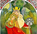 Alfons Mucha 2026, nástěnný kalendář