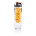 ARAMINTA Láhev na vodu s oddílem na ovoce, objem 800 ml, oranžová