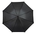 Automatický holový deštník s rukojetí v dřevěném vzhledu, pr. 103cm, černý