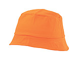 Bavlněný látkový klobouček, oranžový