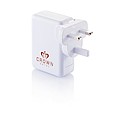 BERBES Cestovní USB rozbočovač do zásuvky se 4 USB porty