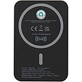 Bezdrátová magnetická powerbanka 5000 mAh 15W s 20W PD – vyrobeno z recyklovaného plastu, černá