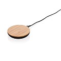 Bezdrátová nabíječka 5W Bamboo X, hnědá