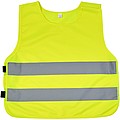 Bezpečnostní vesta pro děti ve věku 3–6 let, fluorescenční žlutá