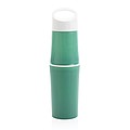 BRENDA Organická láhev na vodu, objem 500 ml, zelená