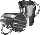 BRISK Sada dvou nerezových hrnků o objemu 0,2 l
