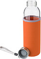 BUFALA Skleněná láhev na pití v neoprenovém rukávu, 500 ml, oranžová