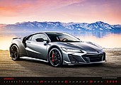 Cars 2026, nástěnný kalendář, prodloužená záda