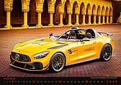 Cars 2026, nástěnný kalendář, prodloužená záda