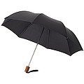 Černý skládací deštník o průměru 90cm