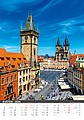 Česká republika 2026, nástěnný kalendář, prodloužená záda