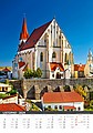 Česká republika 2026, nástěnný kalendář, prodloužená záda