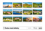 Česko mezi oblaky 2026, nástěnný kalendář, prodloužená záda