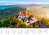 Česko mezi oblaky 2026, nástěnný kalendář, prodloužená záda
