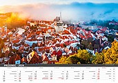 Česko mezi oblaky 2026, nástěnný kalendář, prodloužená záda