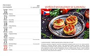 Česko-slovenská kuchařka 2026, stolní kalendář