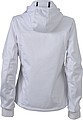 Dámská 3-vrstvá sofshellová bunda JAMES & NICHOLSON, bílá, 2XL