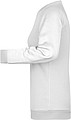 Dámská mikina James Nicholson sweatshirt women, bílá, vel. L