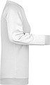 Dámská mikina James Nicholson sweatshirt women, bílá, vel. S