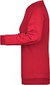 Dámská mikina James Nicholson sweatshirt women, červená, vel. S