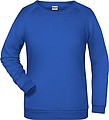 Dámská mikina James Nicholson sweatshirt women, královská modrá, vel. XS