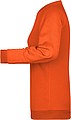 Dámská mikina James Nicholson sweatshirt women, oranžová, vel. XS