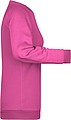 Dámská mikina James Nicholson sweatshirt women, růžová, vel. XS