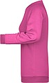 Dámská mikina James Nicholson sweatshirt women, růžová, vel. XS