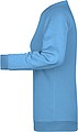 Dámská mikina James Nicholson sweatshirt women, sv. modrá, vel. XS