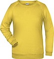 Dámská mikina James Nicholson sweatshirt women, sv. žlutá, vel. XS
