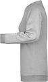 Dámská mikina James Nicholson sweatshirt women, tmavě šedý melír, vel. S