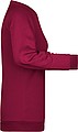 Dámská mikina James Nicholson sweatshirt women, vínová, vel. XS