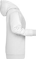Dámská mikina s kapucí James Nicholson sweat hoodie women, bílá, vel. 3XL